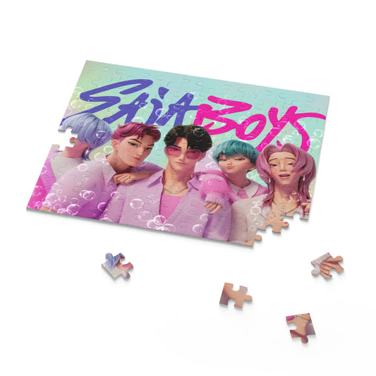 Dark Idol Demon Hunter Puzzle, Kpop Huntryx, Jigsaw, Anime Art Puzzle, Game, K-Pop Inspired Fantasy Character - Soda Pop Idol