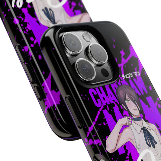 Devil Girl: Tough Cases, Dark Chainsaw Demon Anime, Manga, Durable Cover, Unique Accessories, Aesthetic Phone Gear