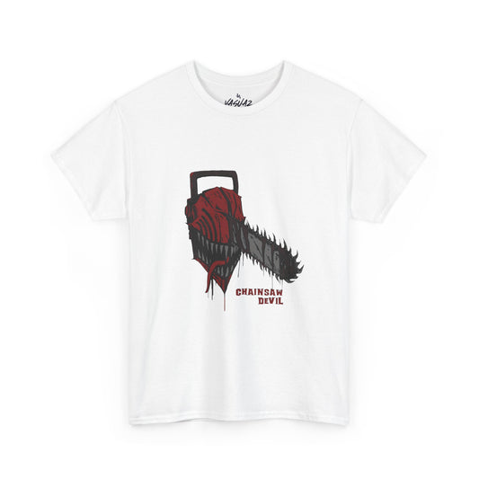 Dark Chainsaw Demon Unisex Heavy Cotton Tee, Anime, Manga