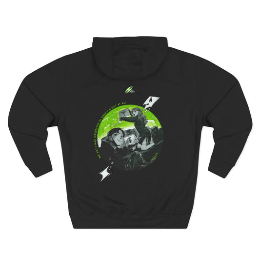 Hoodie Unisex Moonlight - The Guy She Was Interested In Wasn't A Guy, Mitsuki,Sumiko arai, Aya, Anime Yuri, anime, Music, Green Anime