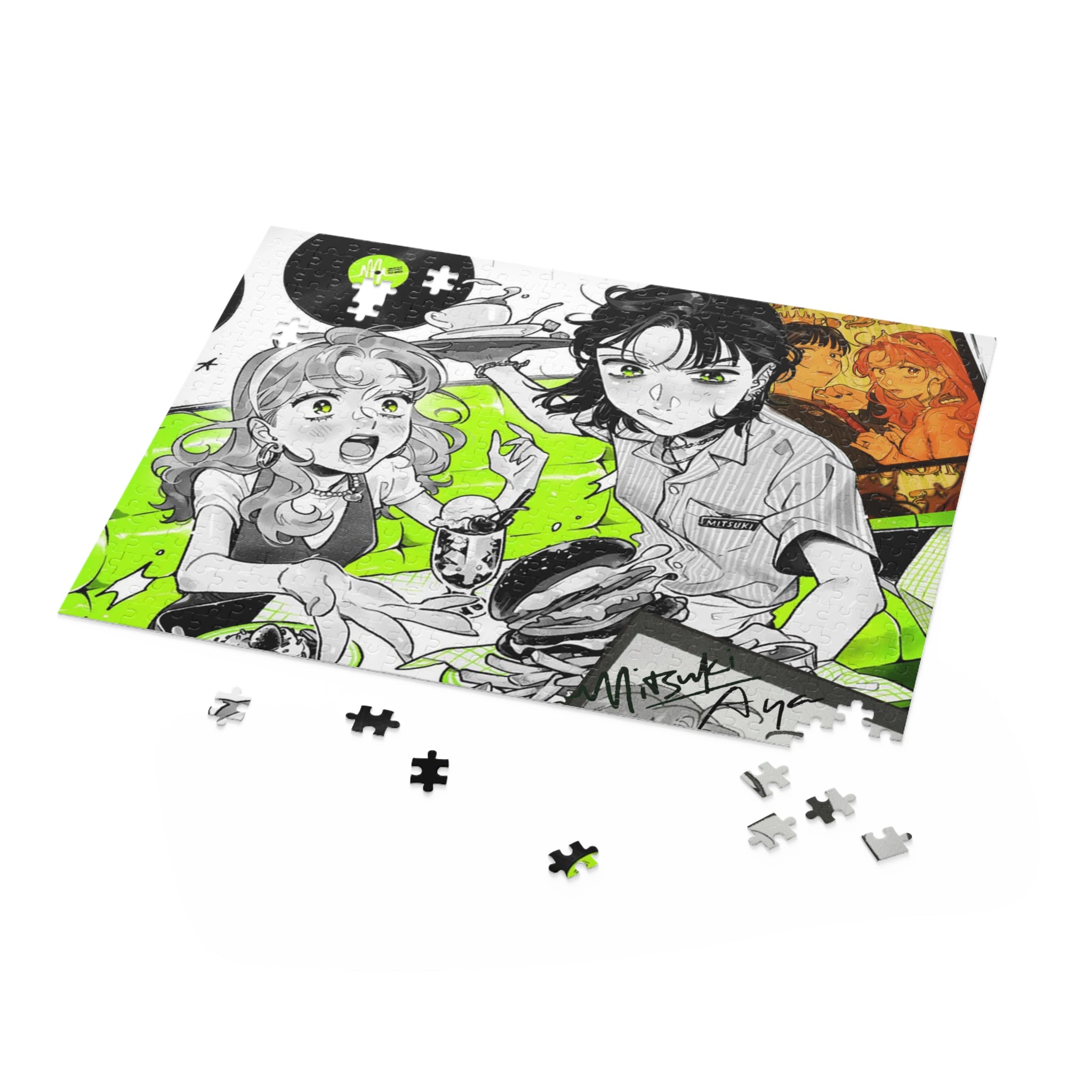 LGBT Pride Puzzle, The Guy She Was Interested In Wasn't A Guy, Jigsaw, Anime Art Puzzle,Anime Yuri, Mitsuki, Aya Sumiko Arai, Game