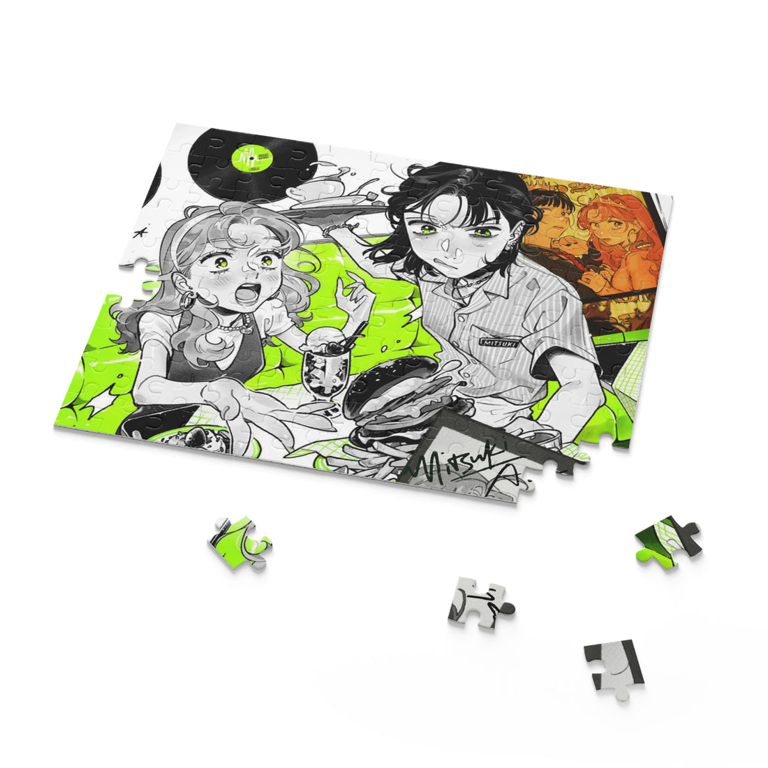 LGBT Pride Puzzle, The Guy She Was Interested In Wasn't A Guy, Jigsaw, Anime Art Puzzle,Anime Yuri, Mitsuki, Aya Sumiko Arai, Game