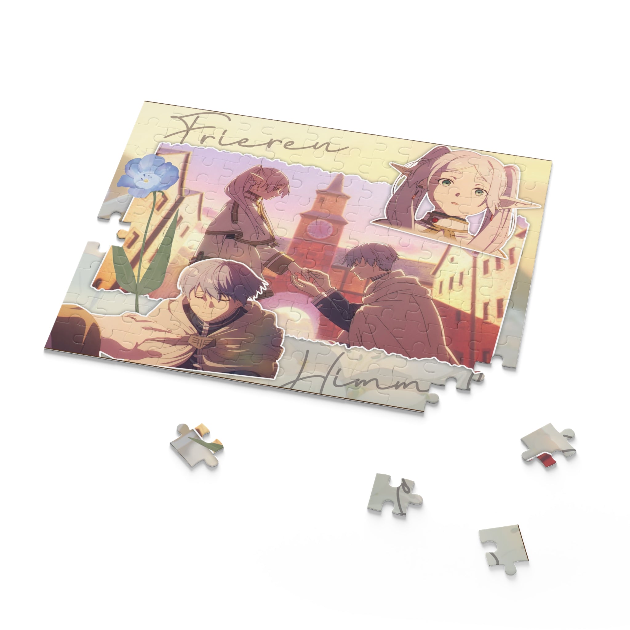Emotional Fantasy Elf Puzzle, Jigsaw, Anime Art Puzzle, Game, Beyond the Adventure, Love, couple, After the Journey