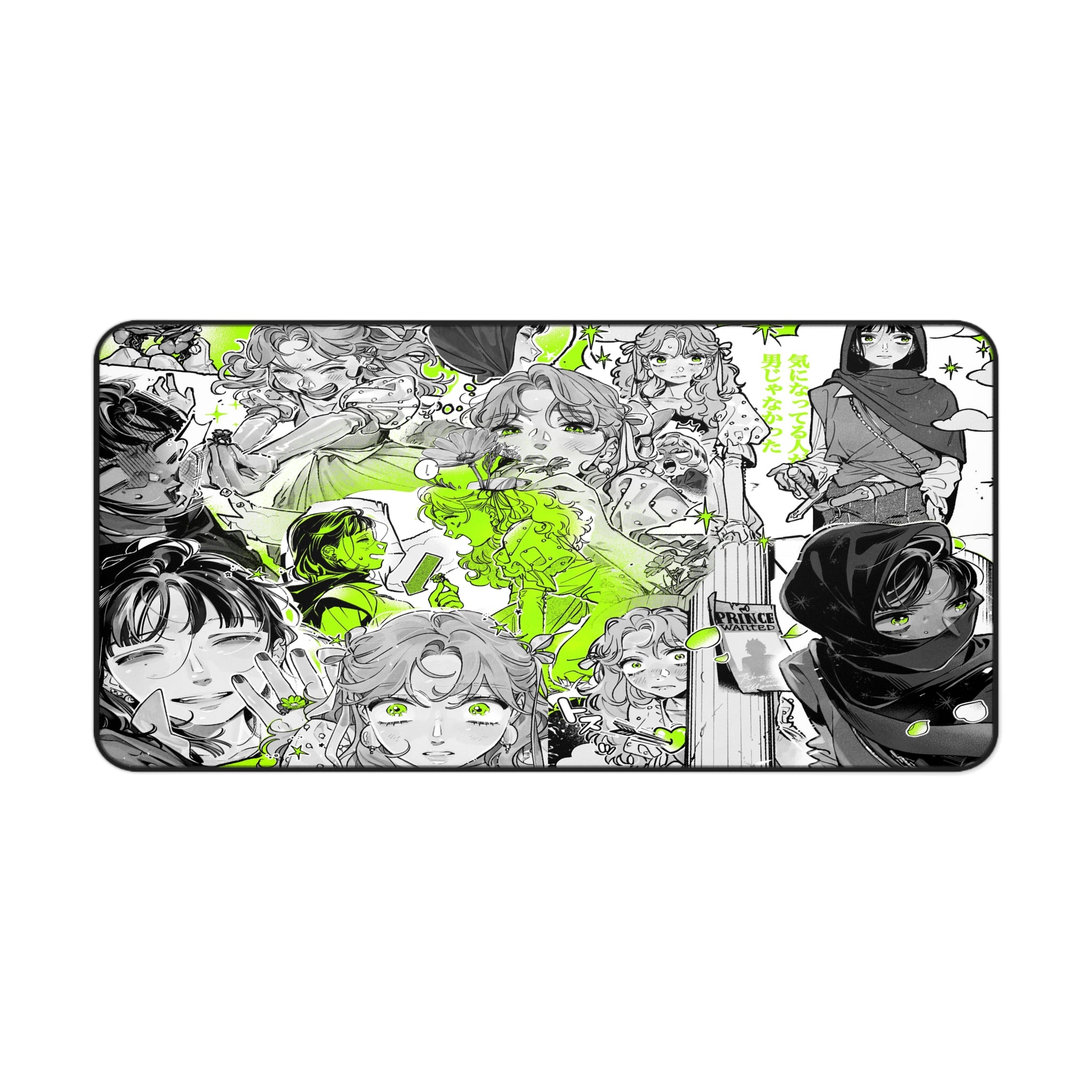 Yuri Desk Mat Aesthetic, Mouse Pad, Matching Desk Accessories - The Guy She Was Interested In Wasn't A Guy