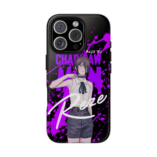 Devil Girl: Tough Cases, Dark Chainsaw Demon Anime, Manga, Durable Cover, Unique Accessories, Aesthetic Phone Gear