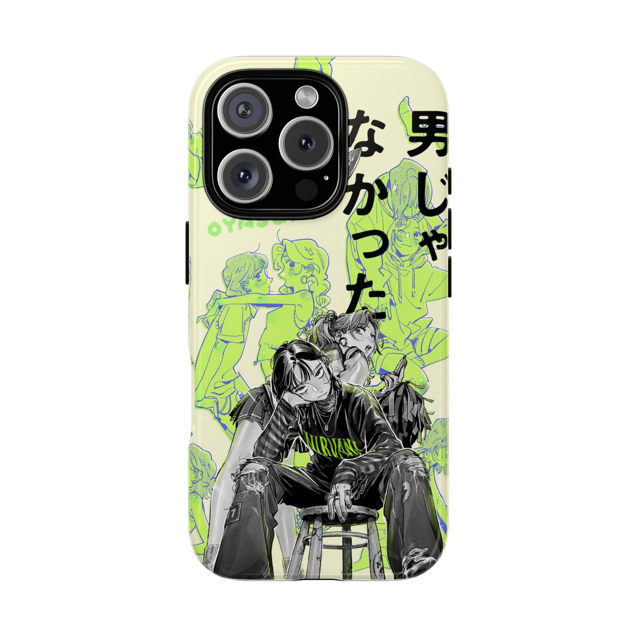 Tough Cases: The Guy She Was Interested In Wasn't A Guy,  Mitsuki, Aya, Anime Yuri, Durable Cover, Unique Accessories, Aesthetic Phone Gear