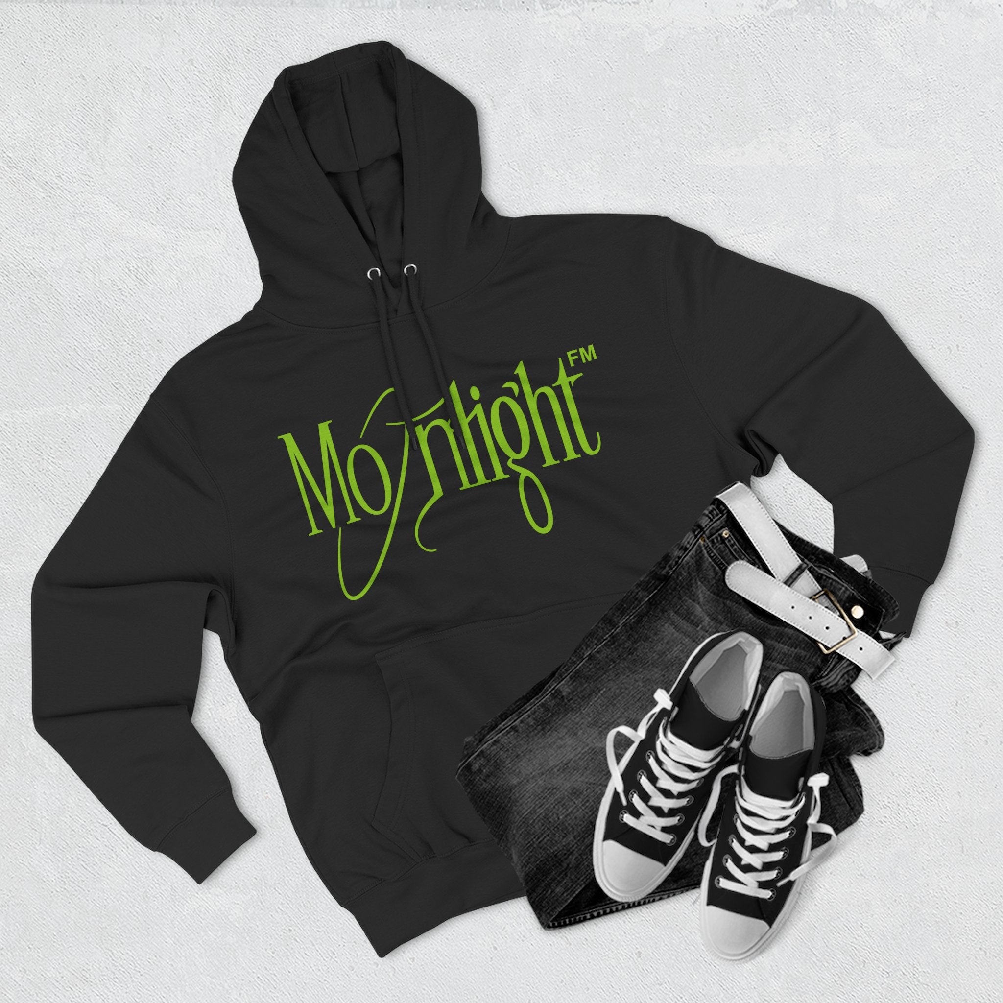 Hoodie Unisex Moonlight -  The Guy She Was Interested In Wasn't A Guy,  Mitsuki,Sumiko arai, Aya, Anime Yuri, anime, Music, Green Anime