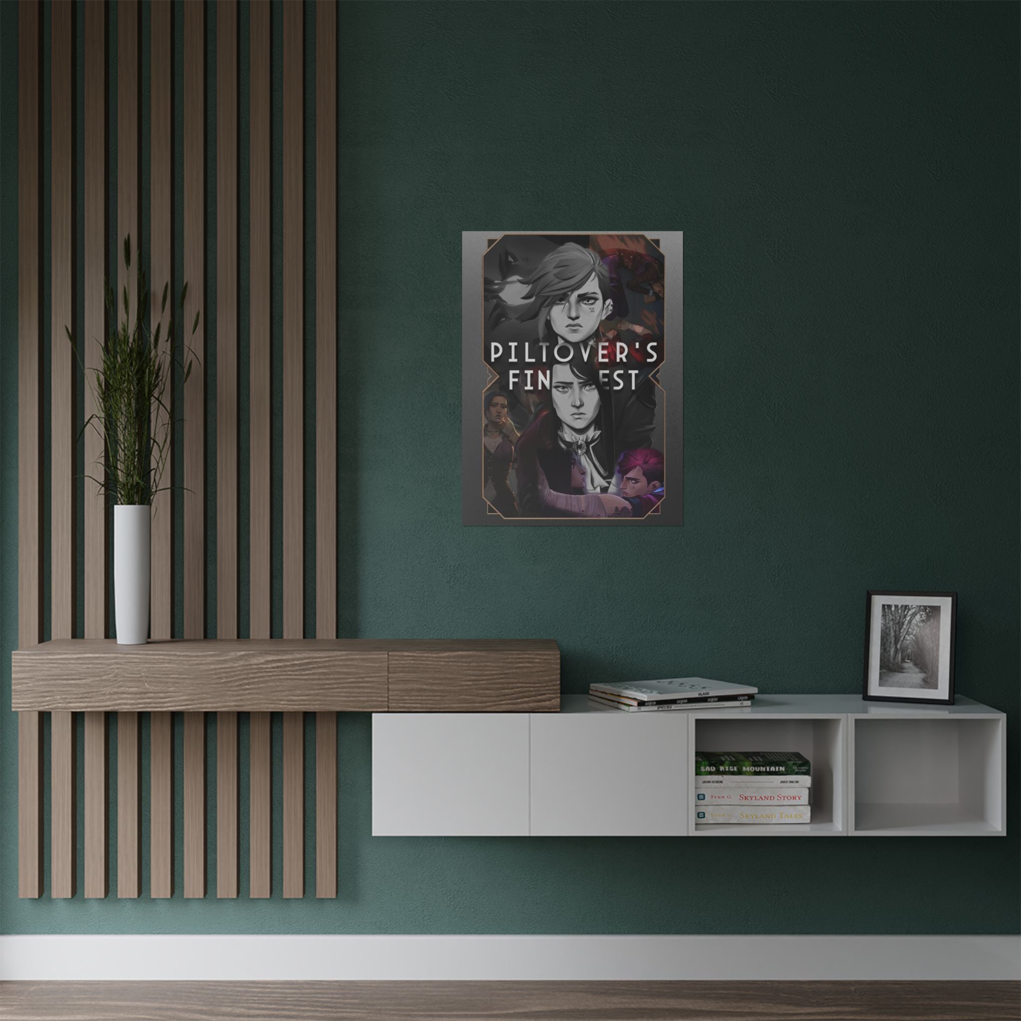 Piltover's Finest Poster, Caitvi, Game Inspired Artwork Satin Posters (300gsm) Vi