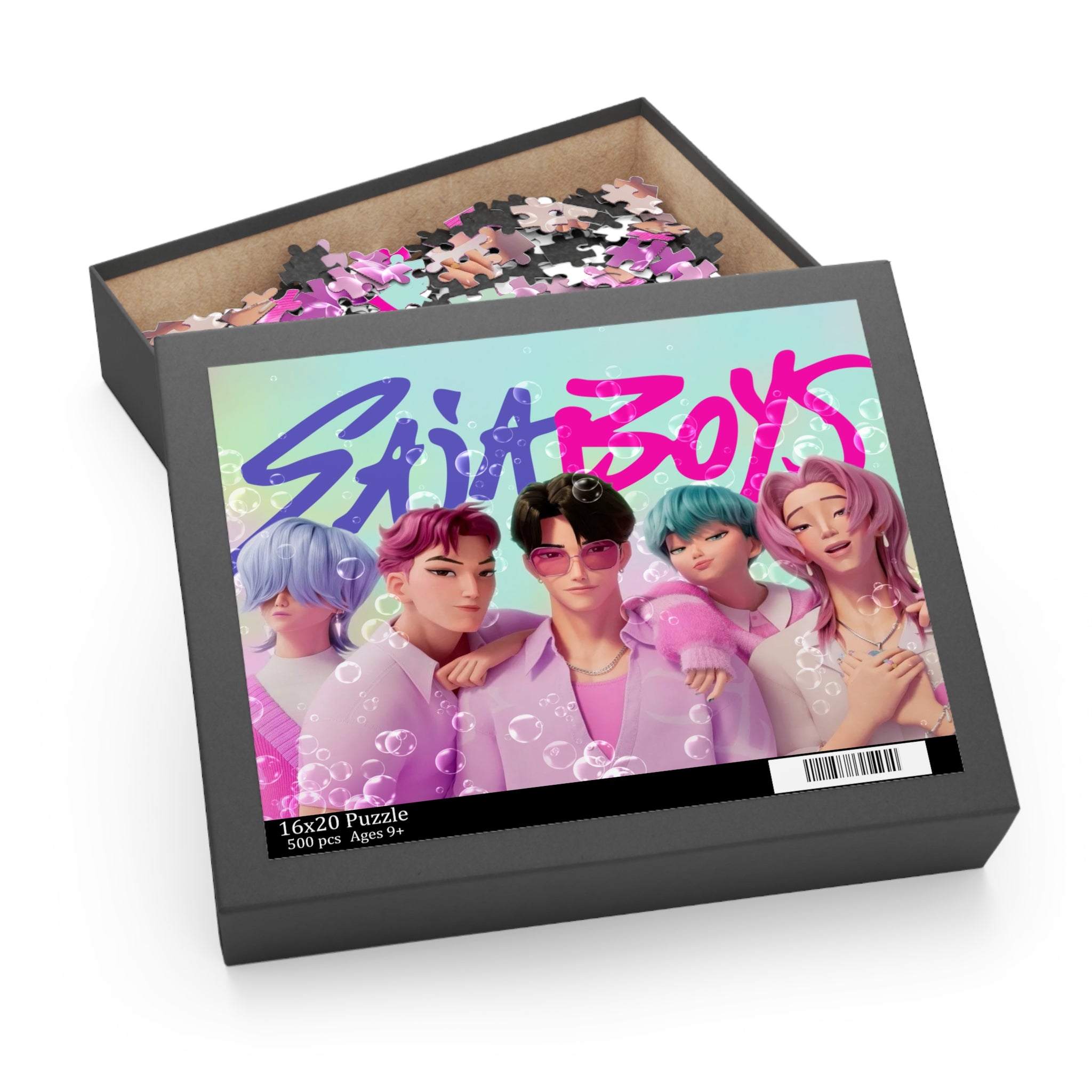 Dark Idol Demon Hunter Puzzle, Kpop Huntryx, Jigsaw, Anime Art Puzzle, Game, K-Pop Inspired Fantasy Character - Soda Pop Idol