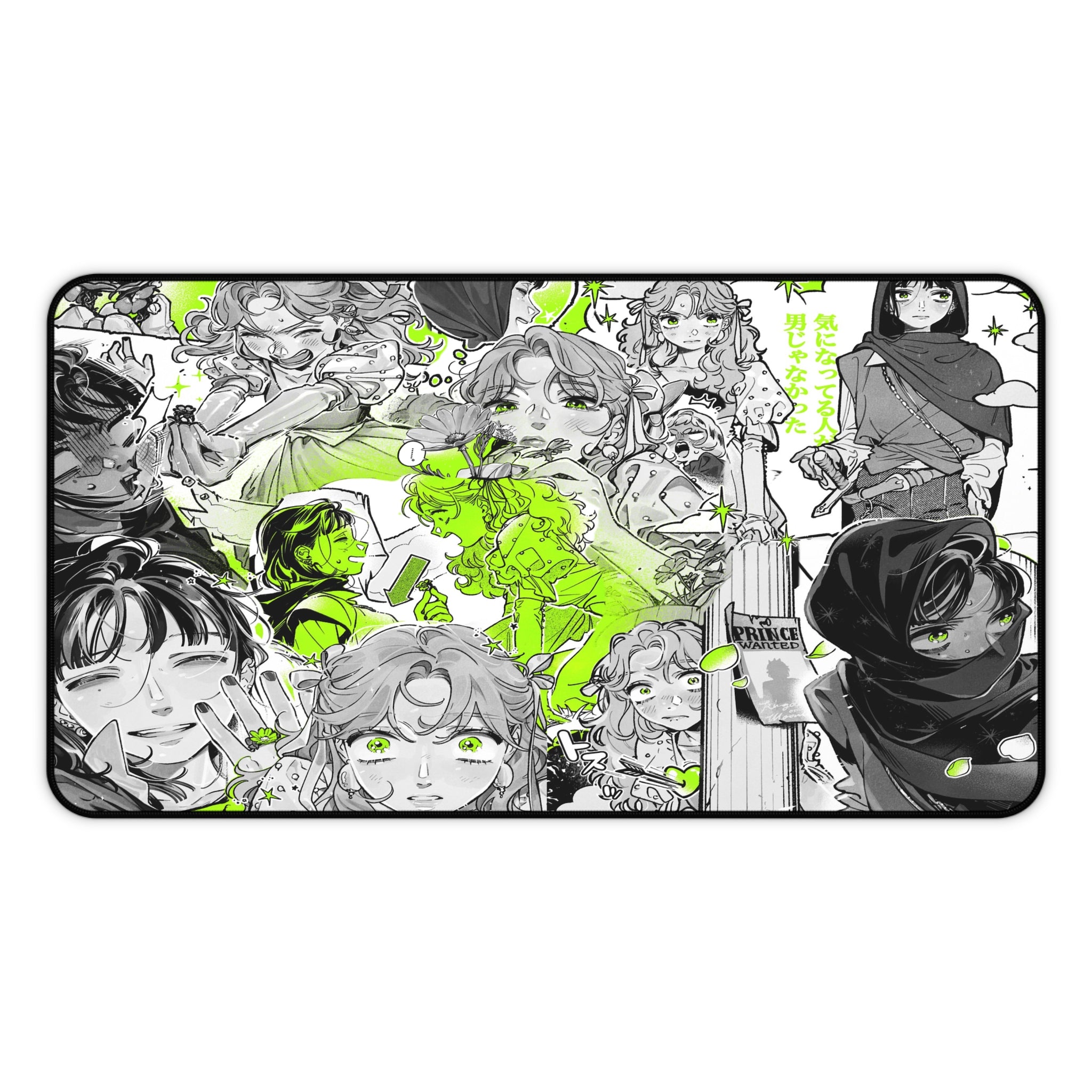 Yuri Desk Mat Aesthetic, Mouse Pad, Matching Desk Accessories - The Guy She Was Interested In Wasn't A Guy