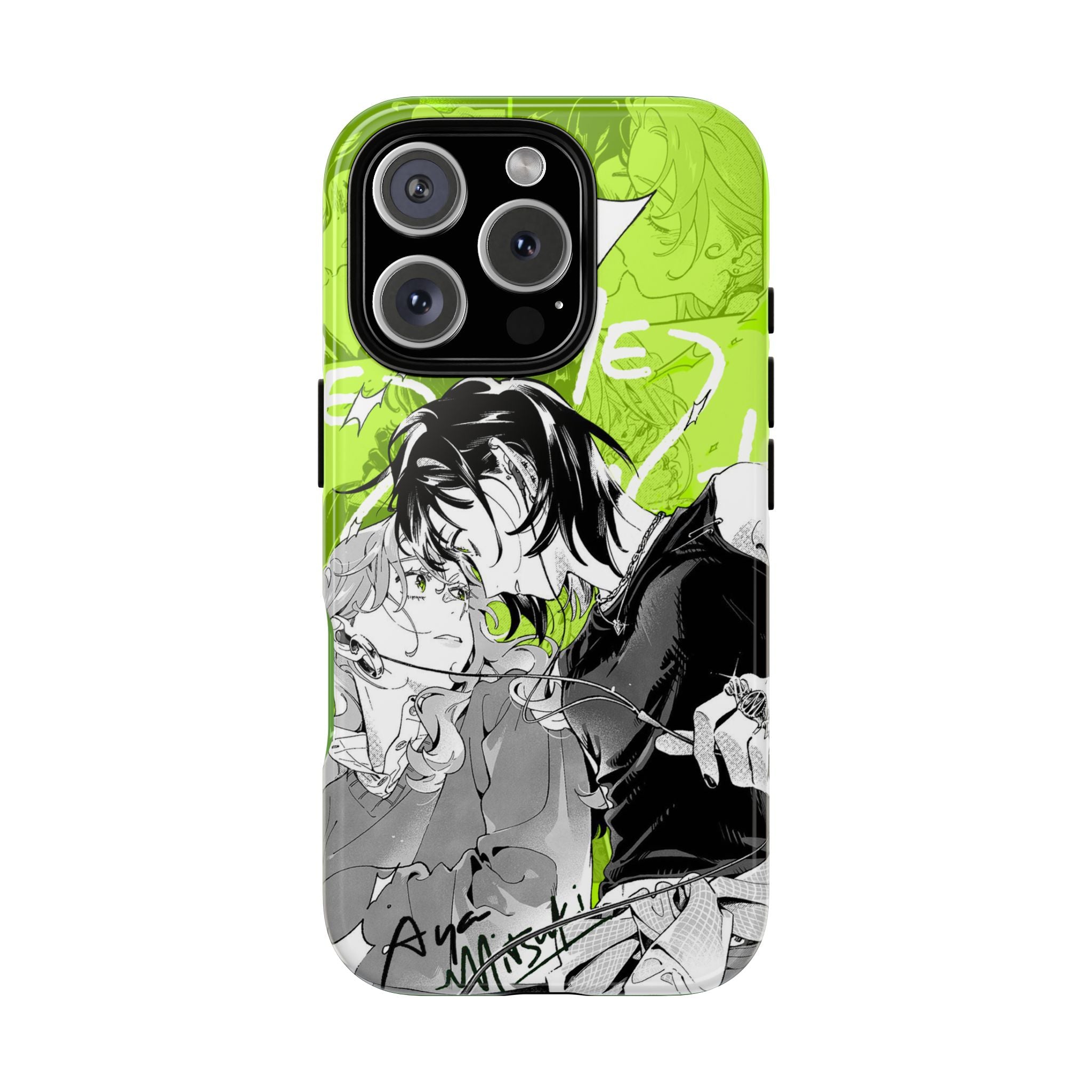 Tough Cases: The Guy She Was Interested In Wasn't A Guy  Mitsuki, Aya, Anime Yuri, Durable Cover, Unique Accessories, Aesthetic Phone Gear