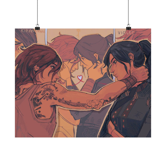 Caitvi Poster, Piltover's Finest, Game Inspired Artwork Satin Posters (300gsm) Vi