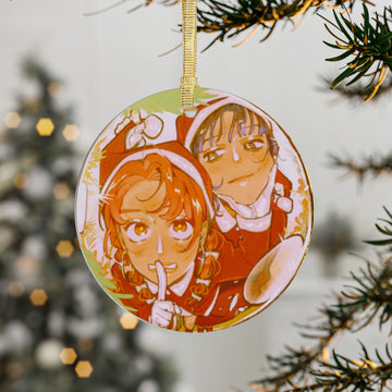 The Guy She Was Interested In Wasn't A Guy Christmas Acrylic Ornaments, Decorations, Holiday Season, Home Decor, Mitsuki, Aya, Anime