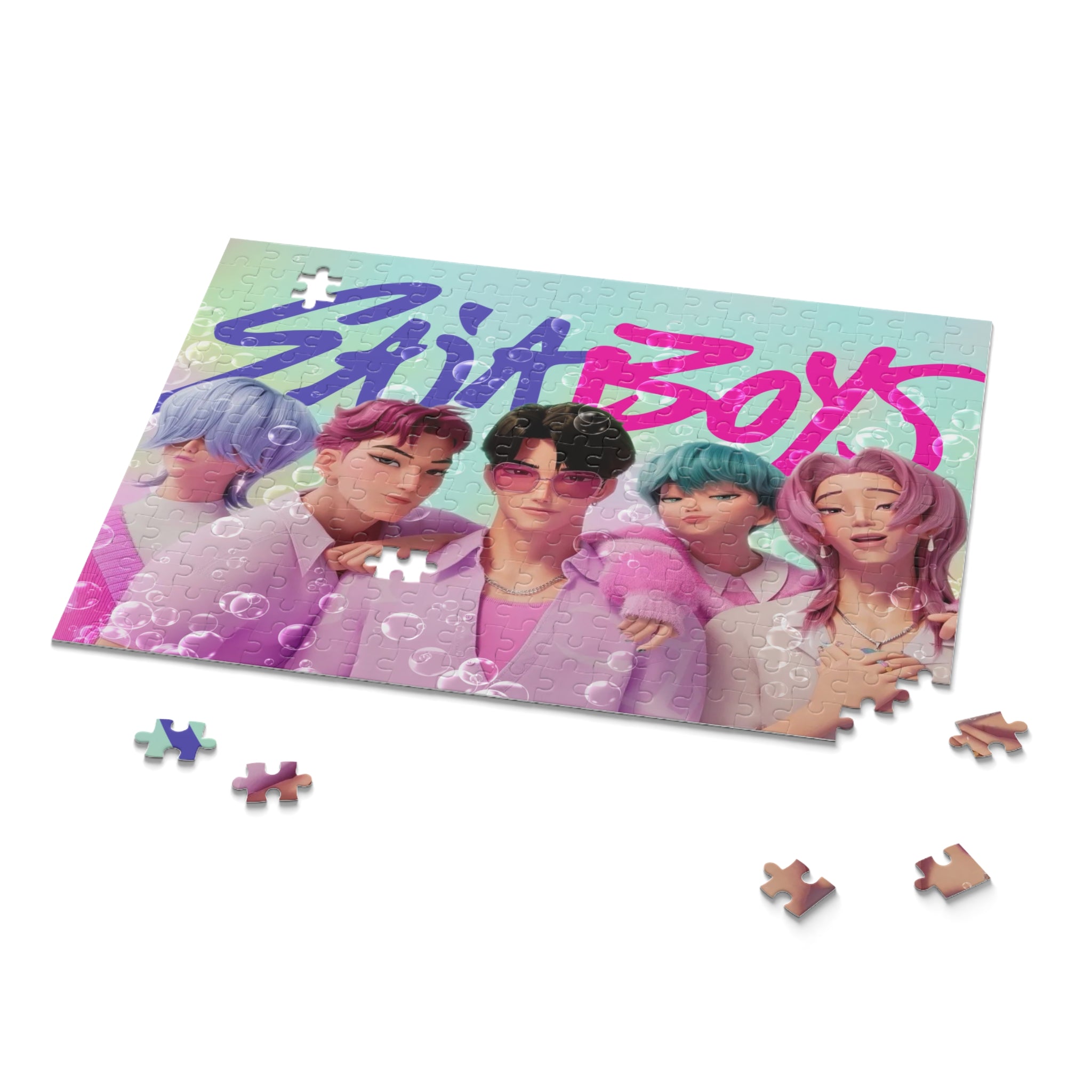 Dark Idol Demon Hunter Puzzle, Kpop Huntryx, Jigsaw, Anime Art Puzzle, Game, K-Pop Inspired Fantasy Character - Soda Pop Idol