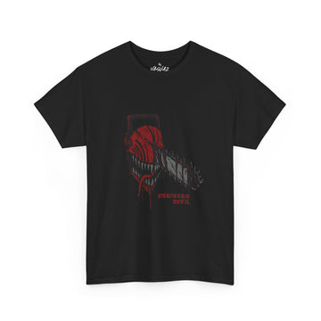 Dark Chainsaw Demon Unisex Heavy Cotton Tee, Anime, Manga