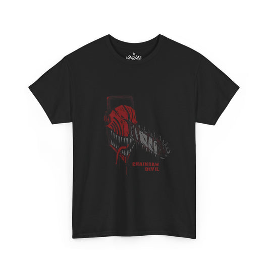 Dark Chainsaw Demon Unisex Heavy Cotton Tee, Anime, Manga