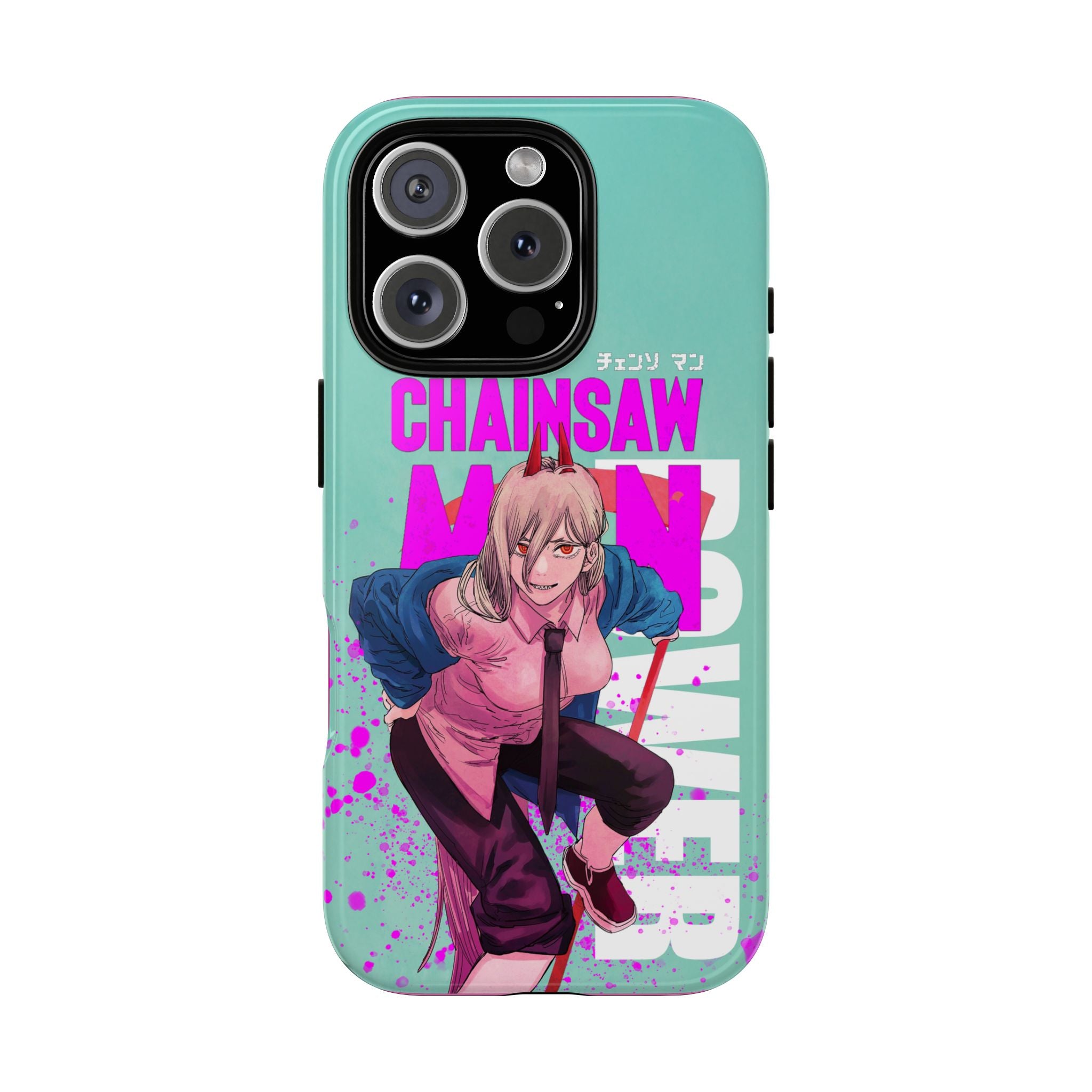 Devil Girl Tough Cases,  Dark Chainsaw Demon Anime, Manga, Durable Cover, Unique Accessories, Aesthetic Phone Gear Chainsaw