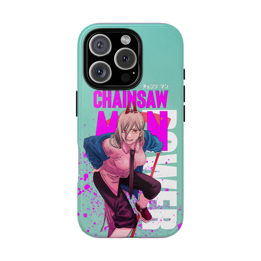 Devil Girl Tough Cases,  Dark Chainsaw Demon Anime, Manga, Durable Cover, Unique Accessories, Aesthetic Phone Gear Chainsaw