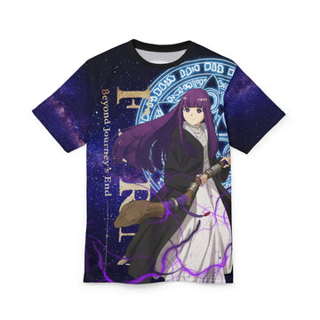 Fantasy Wizard - Fantasy Elf Mage, Beyond the Adventure Anime, Unisex Cut & Sew Tee (AOP) After the Journey