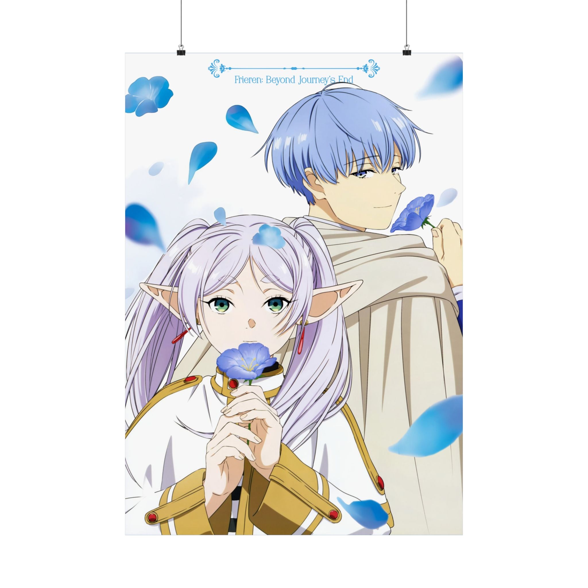 Emotional Fantasy Elf Satin Poster, Anime 300gsm Wall Art Print, Decorative Room Poster, Beyond the Adventure, Love, After the Journey