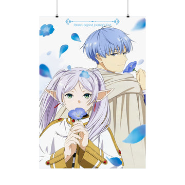 Emotional Fantasy Elf Satin Poster, Anime 300gsm Wall Art Print, Decorative Room Poster, Beyond the Adventure, Love, After the Journey