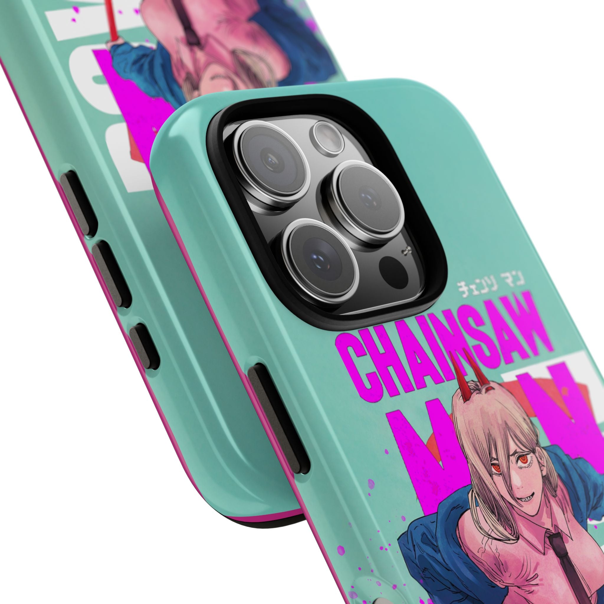 Devil Girl Tough Cases,  Dark Chainsaw Demon Anime, Manga, Durable Cover, Unique Accessories, Aesthetic Phone Gear Chainsaw