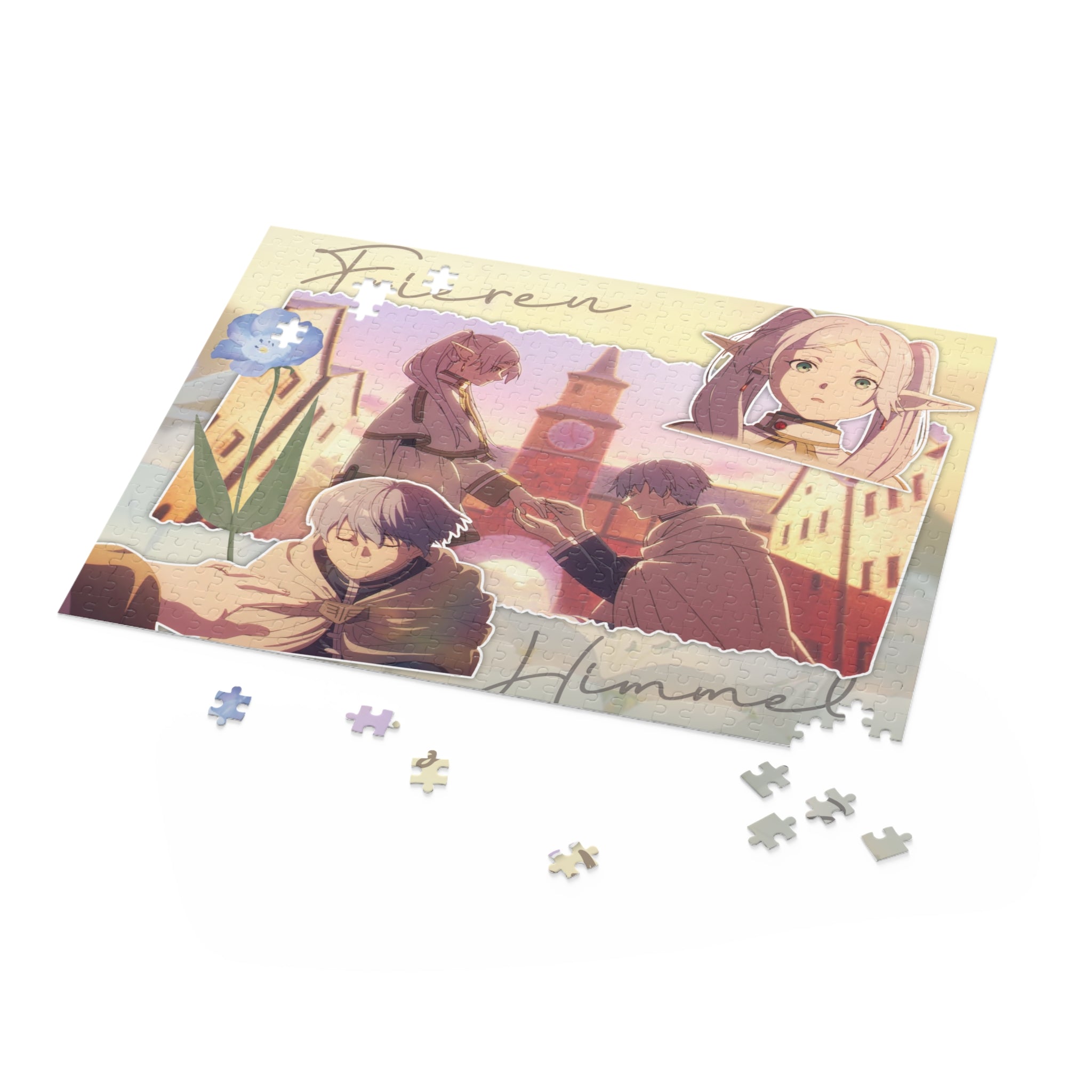 Emotional Fantasy Elf Puzzle, Jigsaw, Anime Art Puzzle, Game, Beyond the Adventure, Love, couple, After the Journey