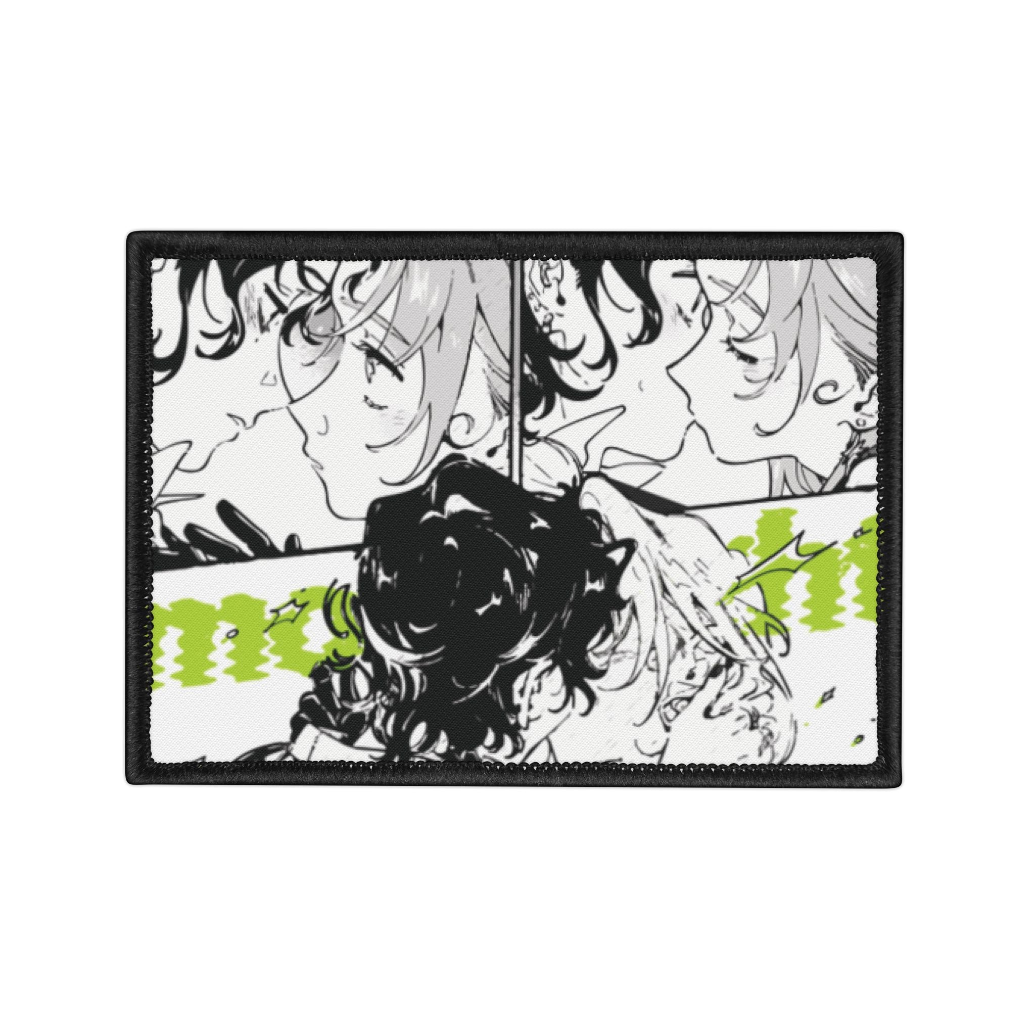 Anime Yuri Iron-On Patches - Mitsuki, Aya, Embroidered Sew-On Appliques, The Guy She Was Interested In Wasn't A Guy