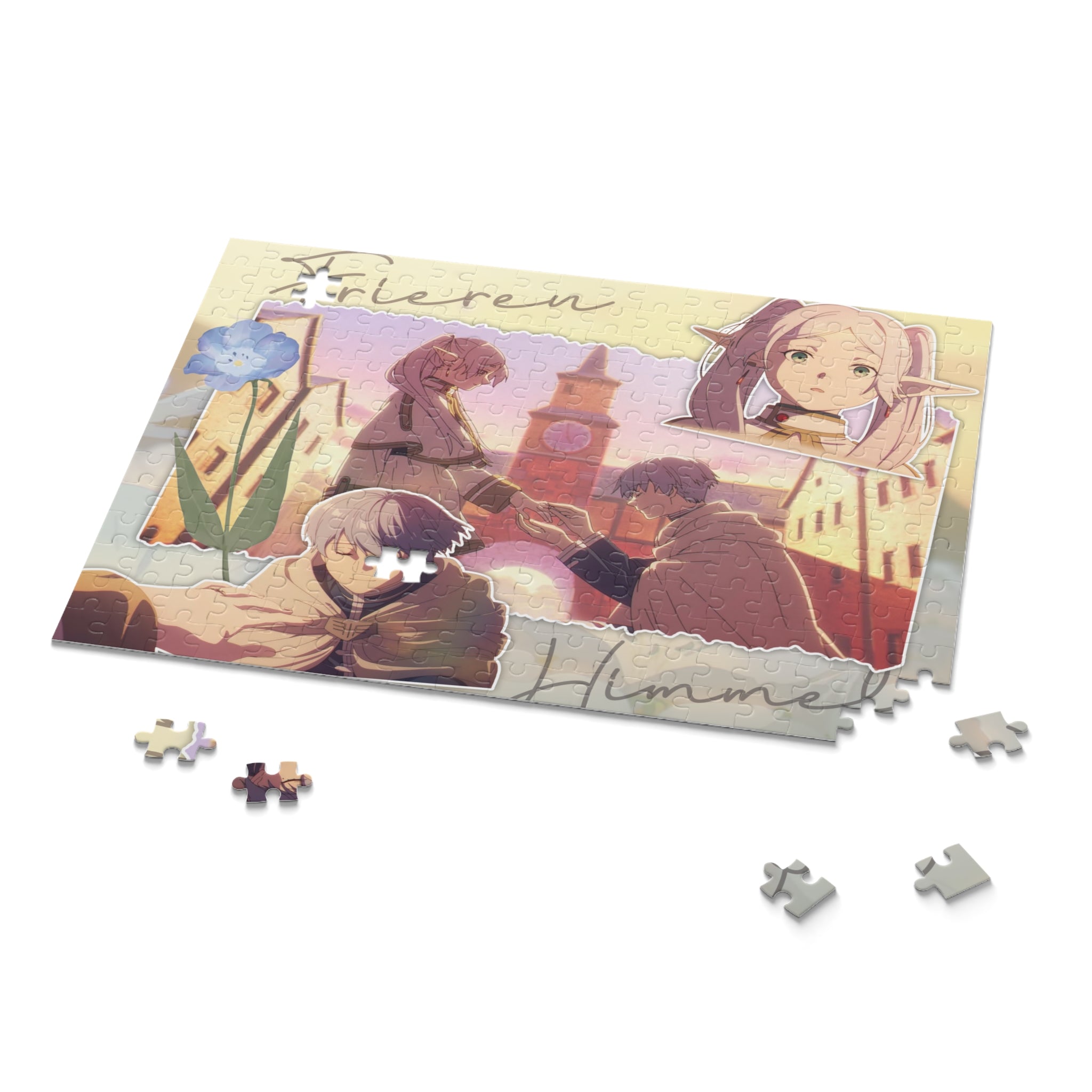 Emotional Fantasy Elf Puzzle, Jigsaw, Anime Art Puzzle, Game, Beyond the Adventure, Love, couple, After the Journey