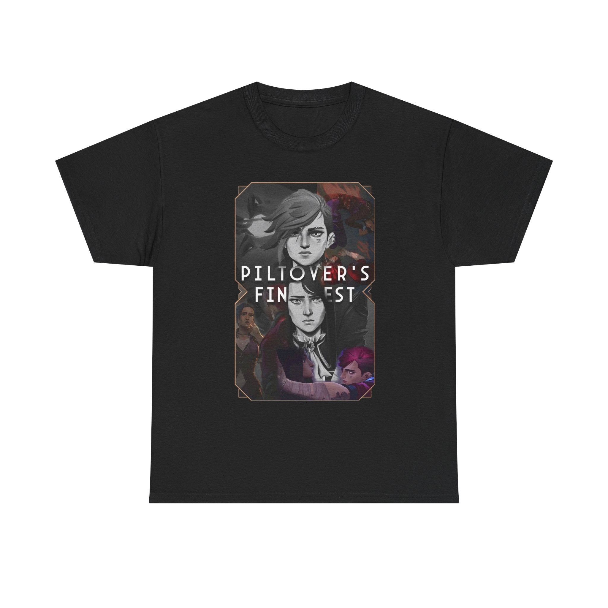 Piltover's Finest,Piltover's Finest, Game Inspired Artwork Unisex Heavy Cotton Tee Vi