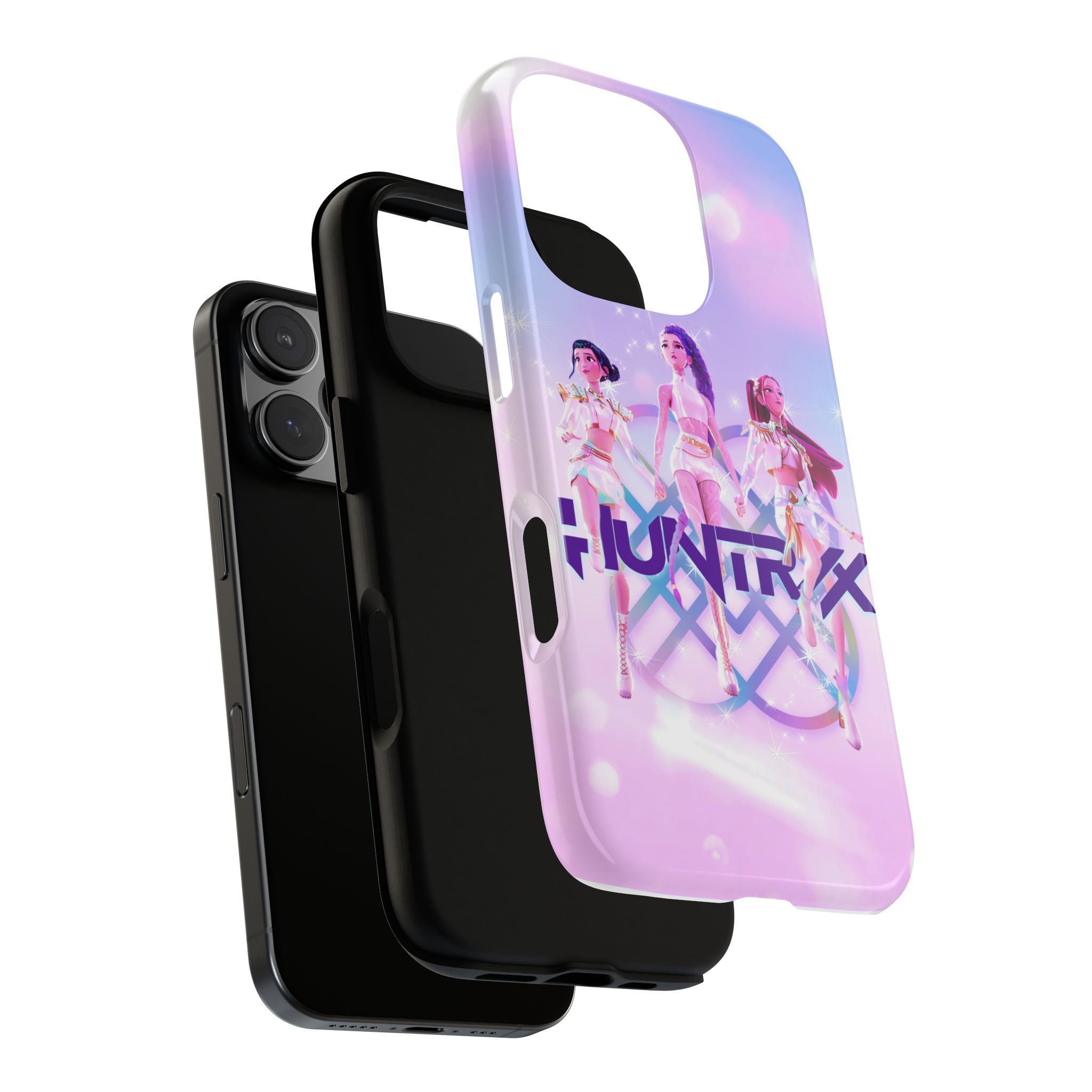 K-Pop Inspired Girl Demon Hunter Durable Cover, Unique Accessories, Aesthetic Phone Gear, Dark Fantasy Idol Illustration, Gift, Fans