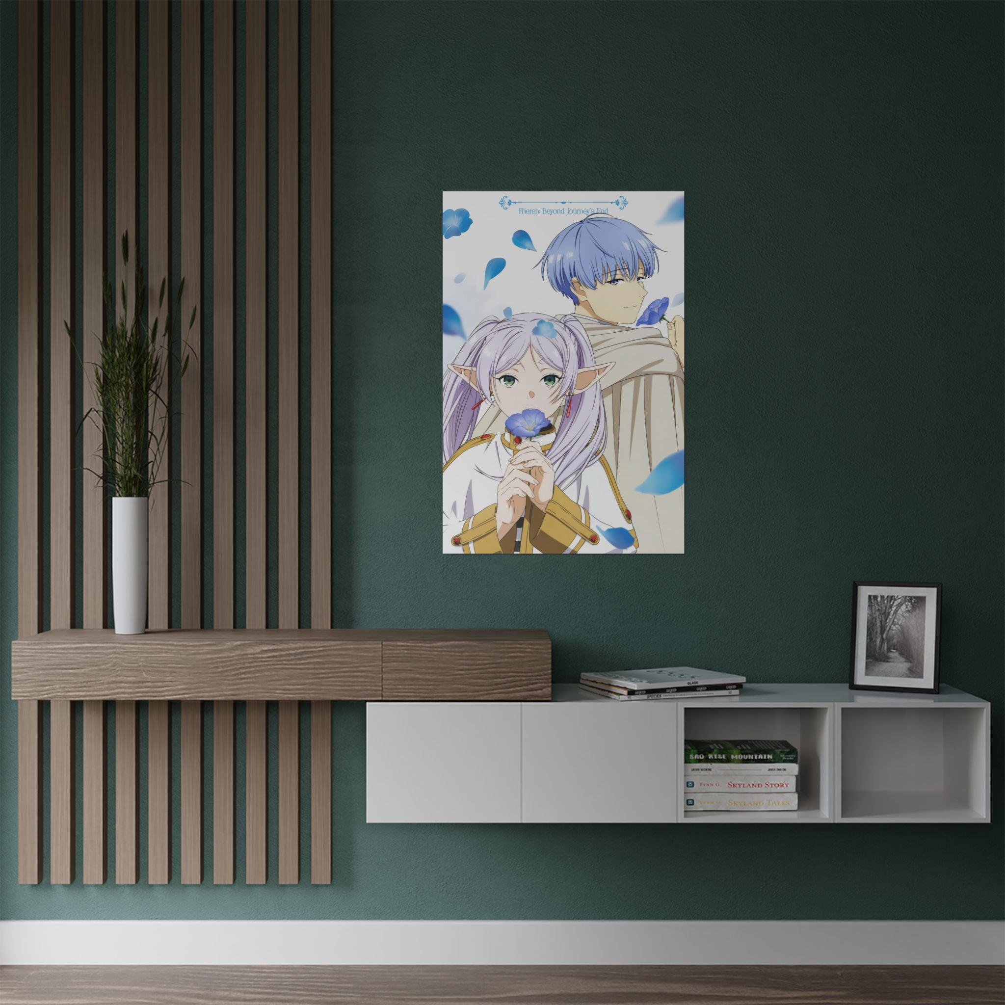 Emotional Fantasy Elf Satin Poster, Anime 300gsm Wall Art Print, Decorative Room Poster, Beyond the Adventure, Love, After the Journey