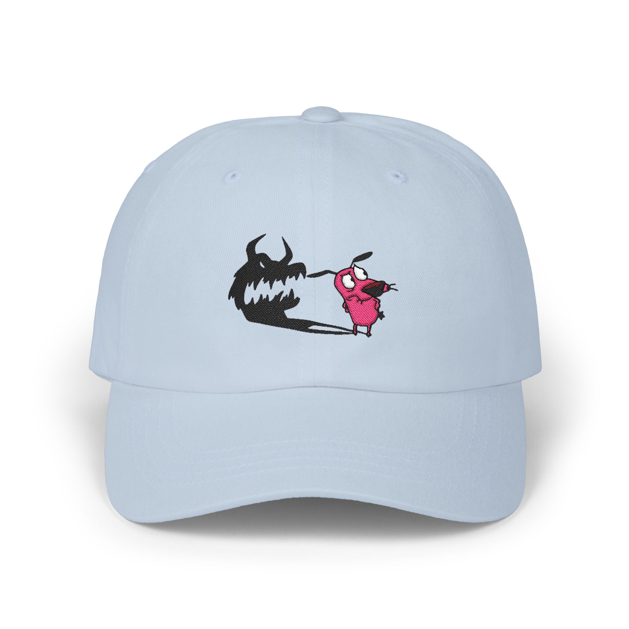 Creepy Cute Cartoon Dog Embroidered Classic Cap -  Dog, Vintage Baseball Hat, Retro Hat, Cartoon Character Cap