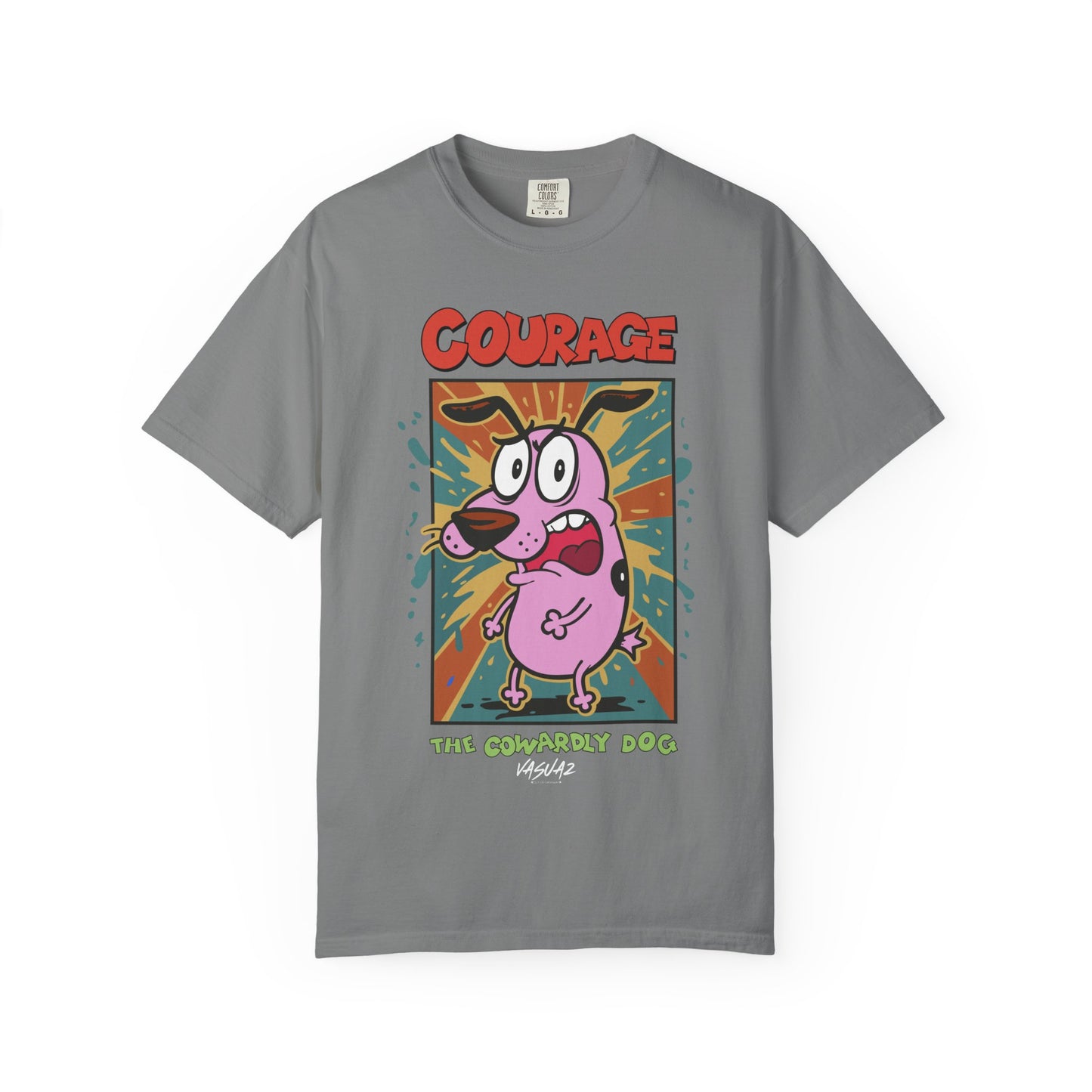 Cowardly Cartoon Dog T-Shirt, Retro Cartoon Tee, Unisex Graphic Tee, Funny Trendy Shirt cartoon character