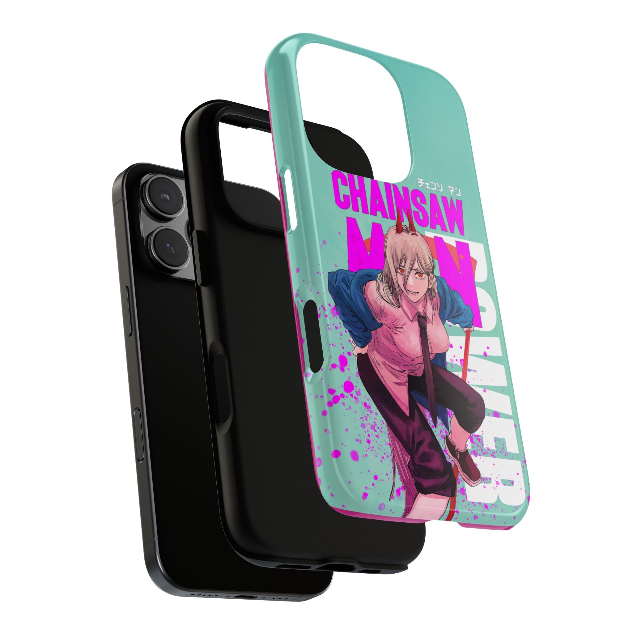 Devil Girl Tough Cases,  Dark Chainsaw Demon Anime, Manga, Durable Cover, Unique Accessories, Aesthetic Phone Gear Chainsaw