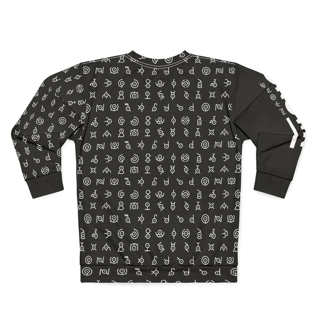 Unown Pattern Unisex Sweatshirt - PKM Cozy, Stylish, Perfect for Fall, Gift for Friends, Unique Casual Wear, Everyday Comfort