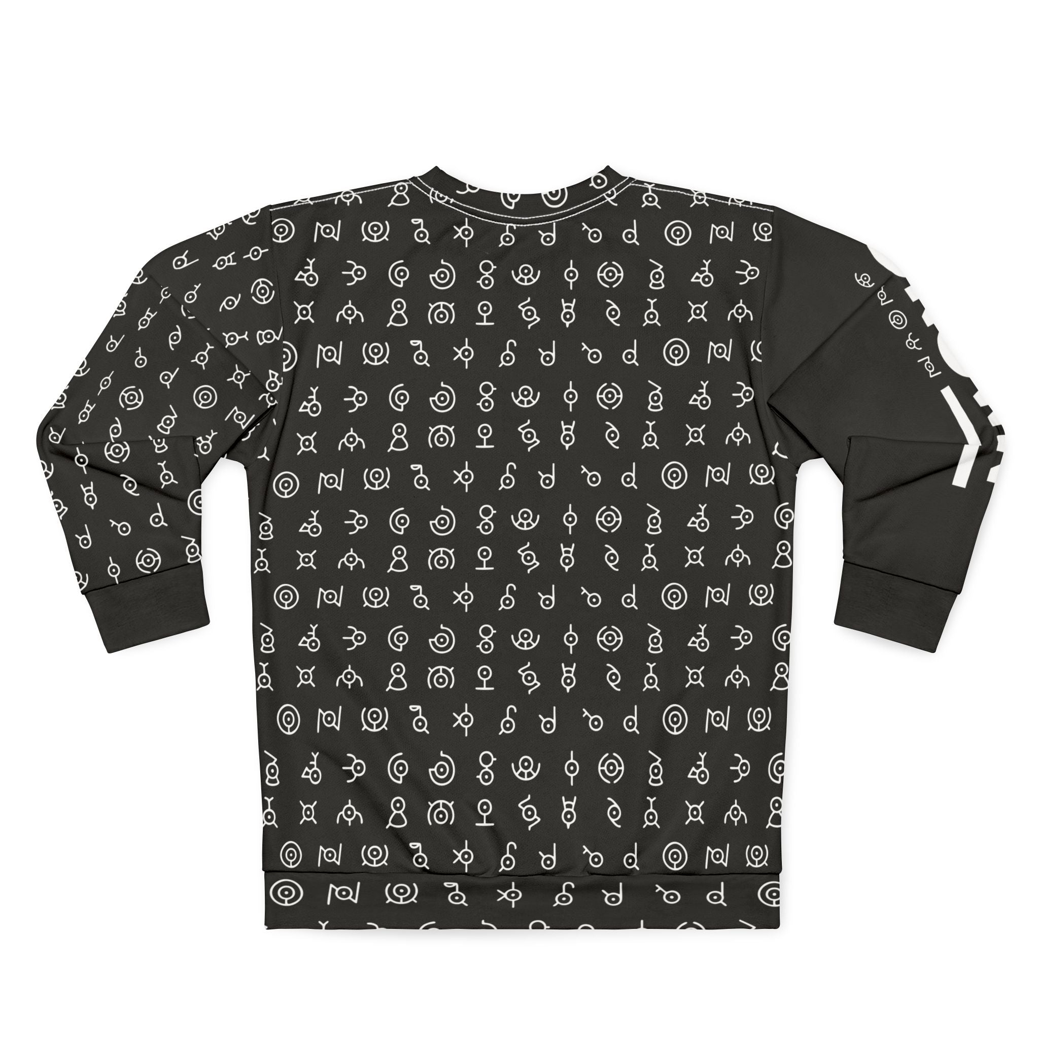 Unown Pattern Unisex Sweatshirt - PKM Cozy, Stylish, Perfect for Fall, Gift for Friends, Unique Casual Wear, Everyday Comfort