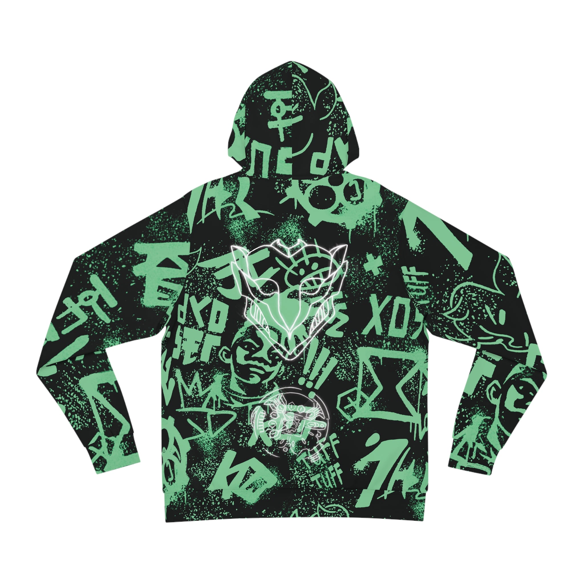 Anime & Game Inspired, Hoodie Unisex, Firelights Fashion Hoodie (AOP) Magical Warrior