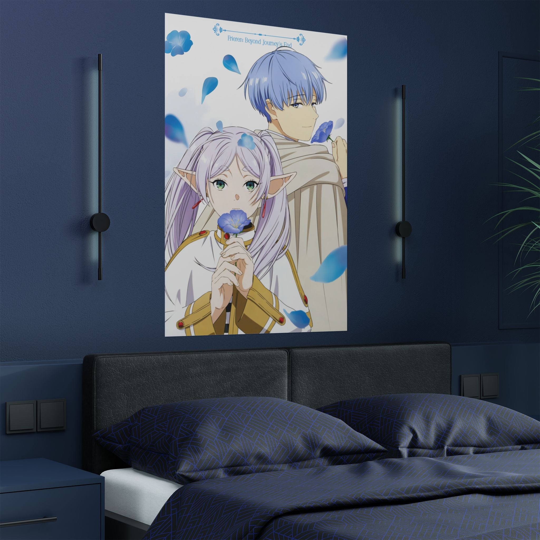 Emotional Fantasy Elf Satin Poster, Anime 300gsm Wall Art Print, Decorative Room Poster, Beyond the Adventure, Love, After the Journey