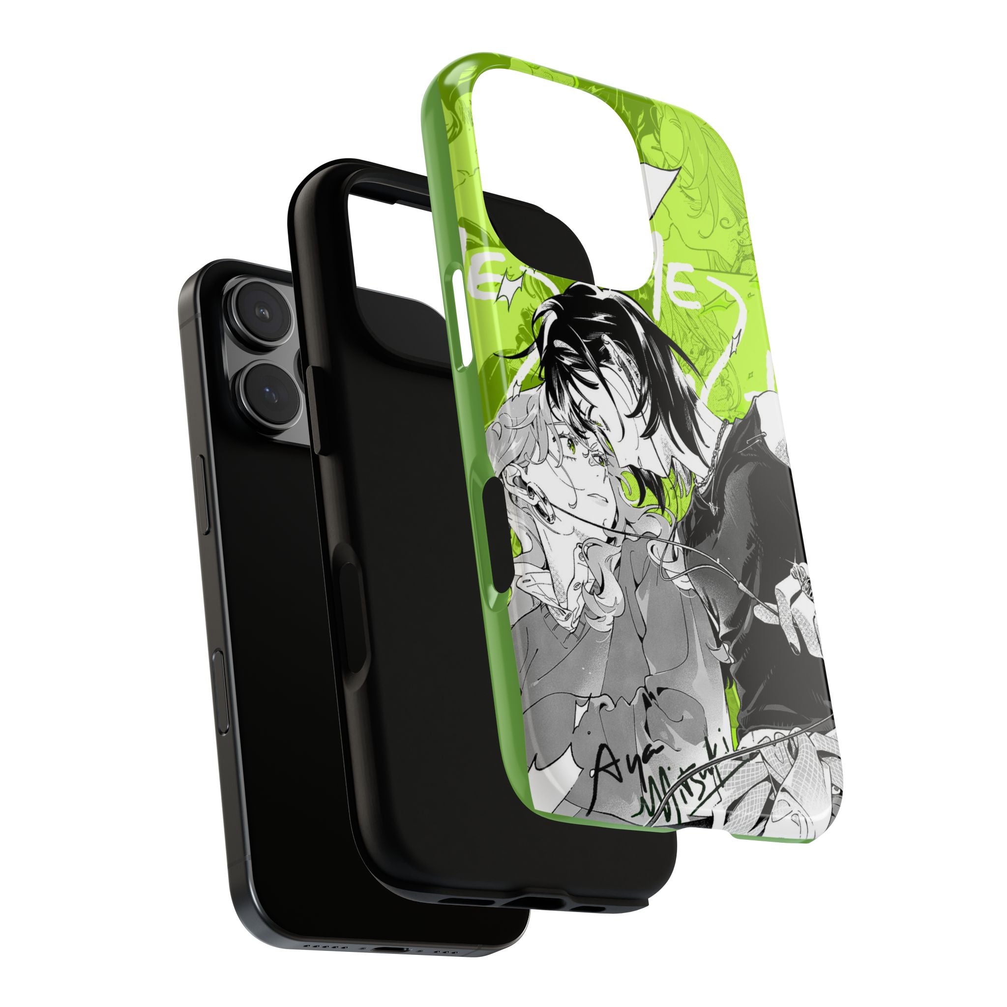Tough Cases: The Guy She Was Interested In Wasn't A Guy  Mitsuki, Aya, Anime Yuri, Durable Cover, Unique Accessories, Aesthetic Phone Gear