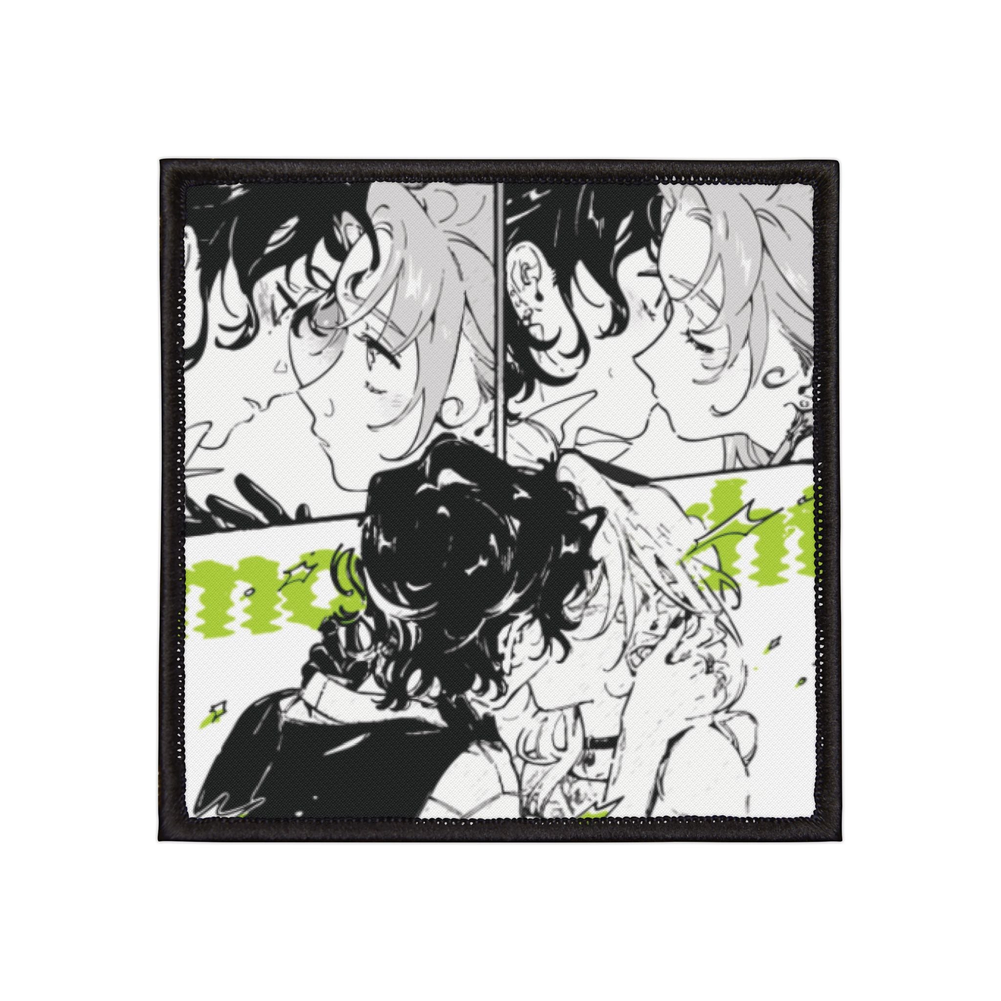 Anime Yuri Iron-On Patches - Mitsuki, Aya, Embroidered Sew-On Appliques, The Guy She Was Interested In Wasn't A Guy