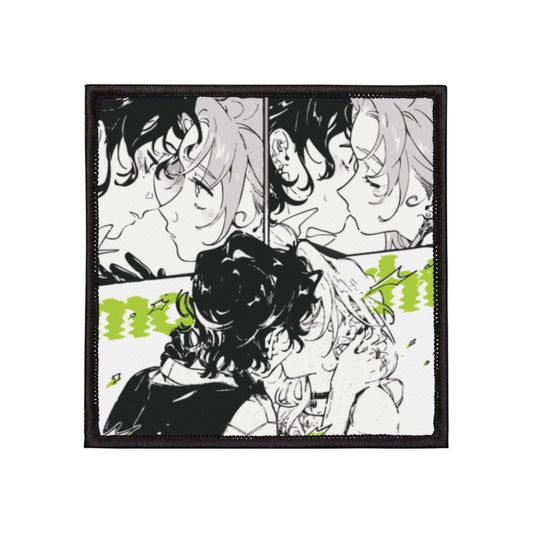 Anime Yuri Iron-On Patches - Mitsuki, Aya, Embroidered Sew-On Appliques, The Guy She Was Interested In Wasn't A Guy