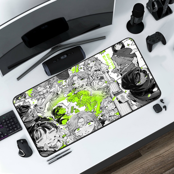 Yuri Desk Mat Aesthetic, Mouse Pad, Matching Desk Accessories - The Guy She Was Interested In Wasn't A Guy